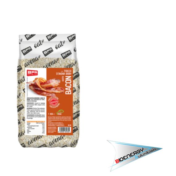Bpr Nutrition-FIOCCO D'AVENA BABY AROMATIZZATO (Conf. 1 Kg)  1 kg Bacon  